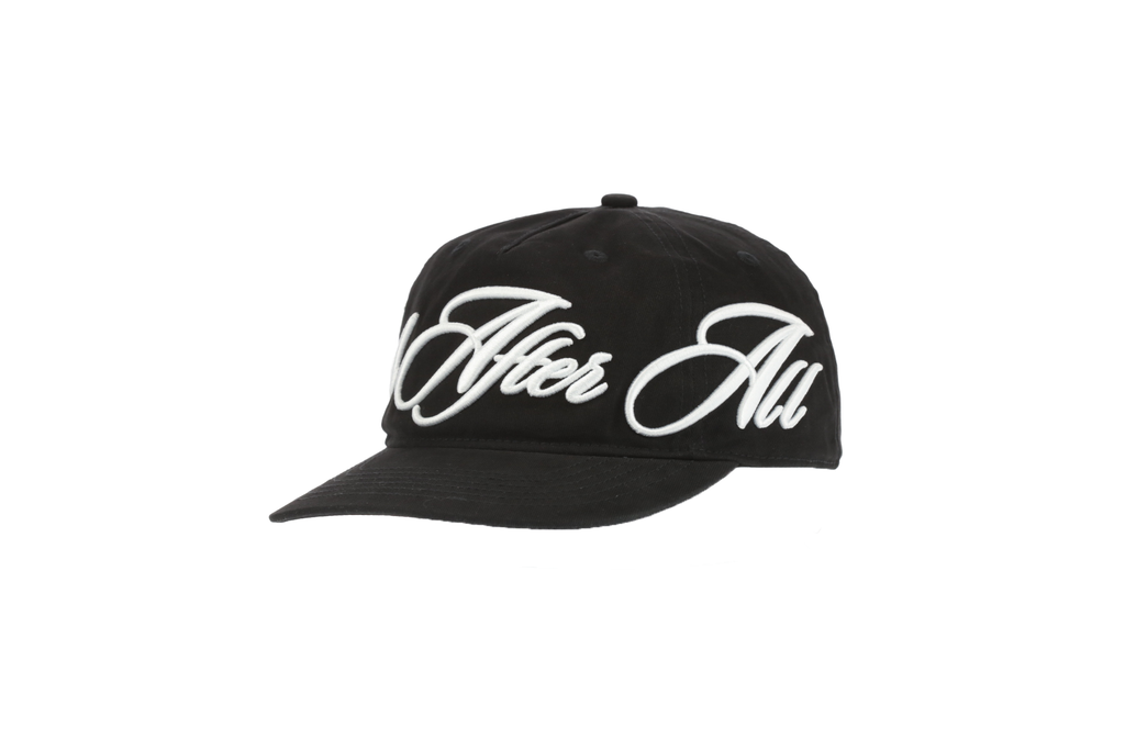 Script Hat Black