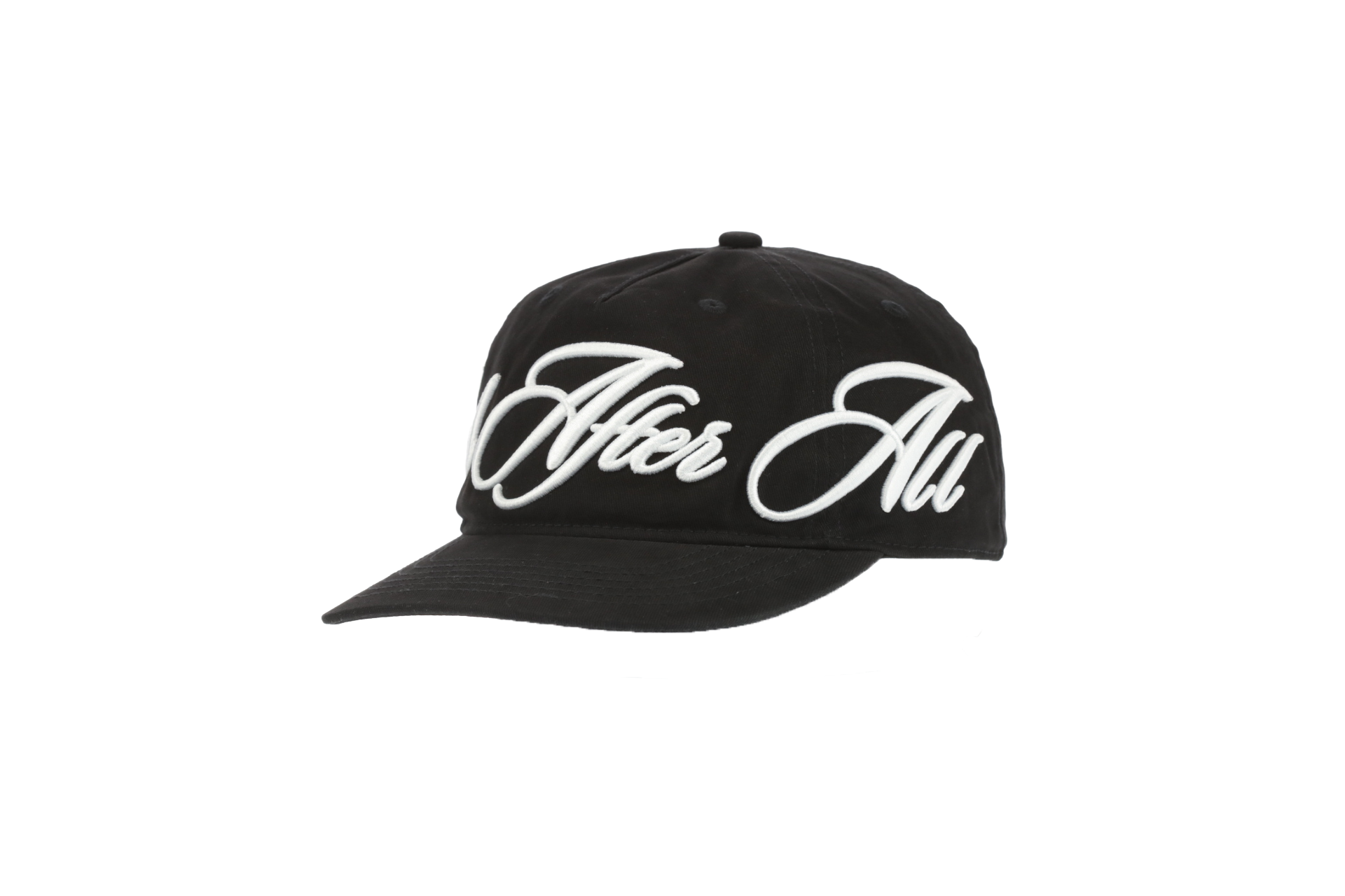 Script Hat Black