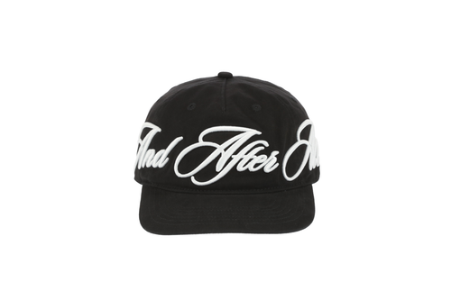 Script Hat Black