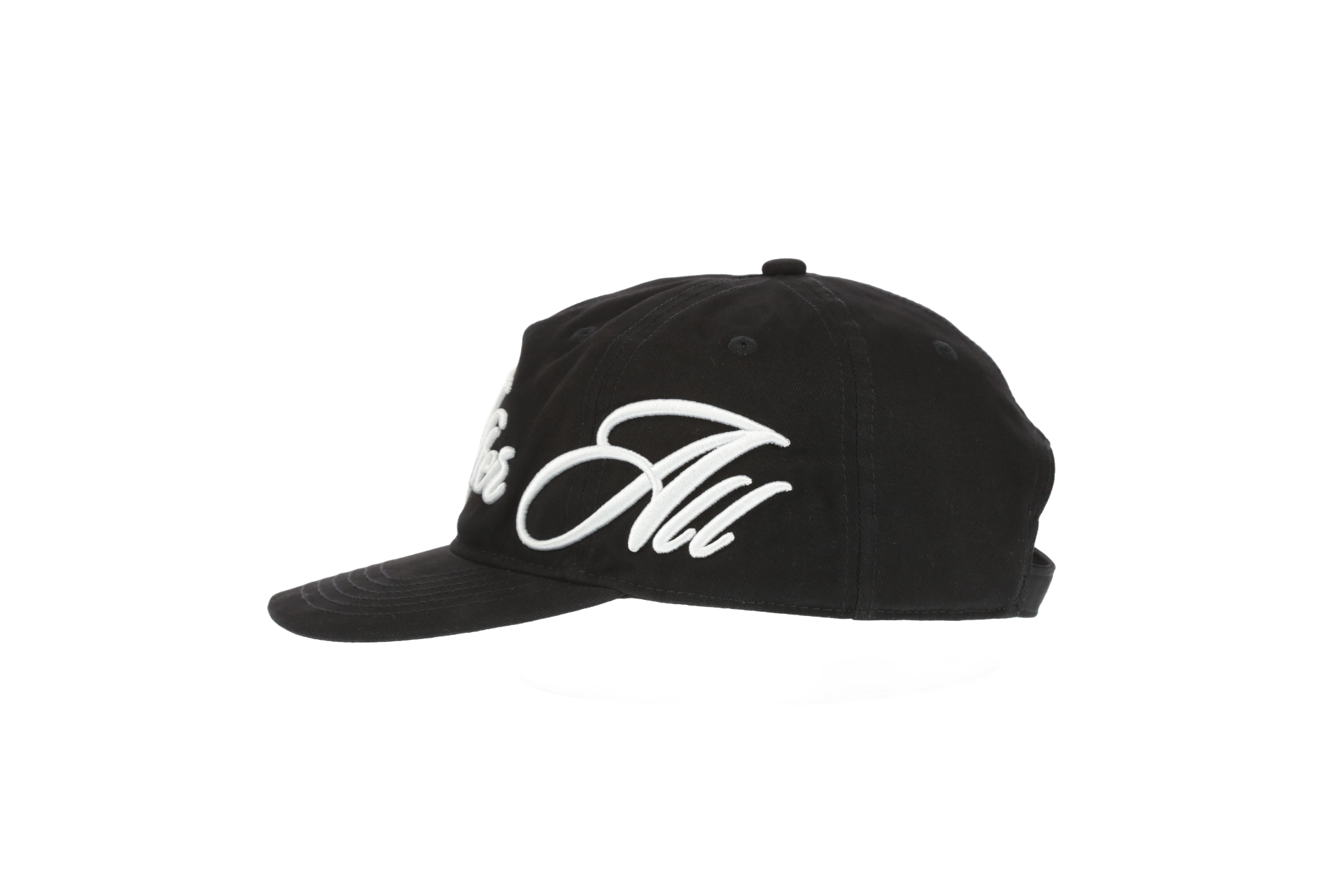 Script Hat Black