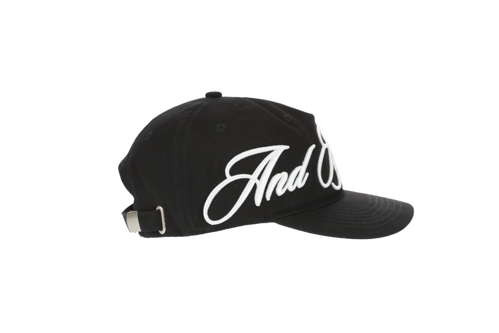 Script Hat Black