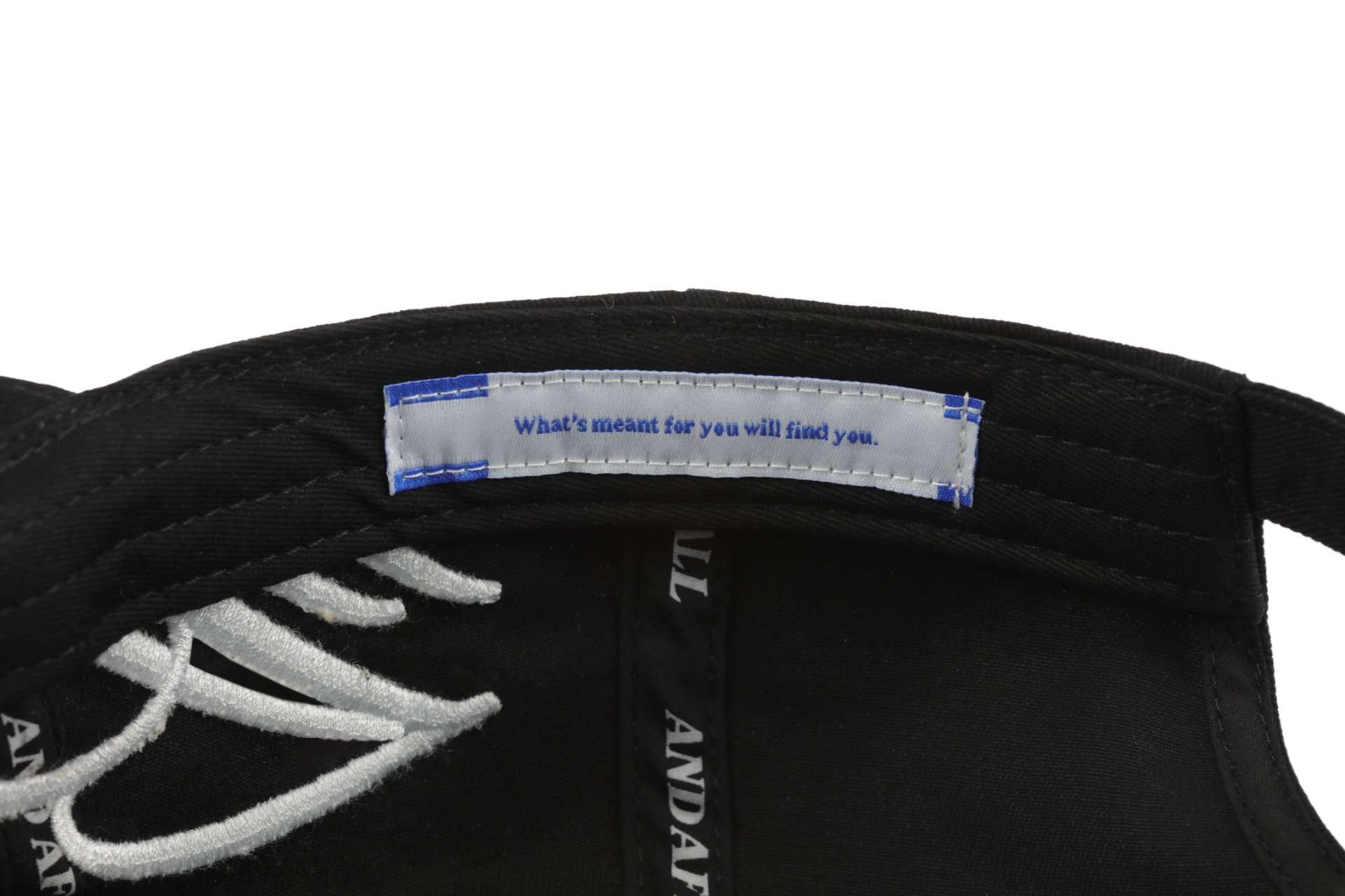 Script Hat Black